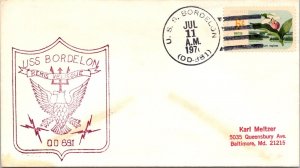 USS Bordelon 1970 - 6c Stamp - F74107