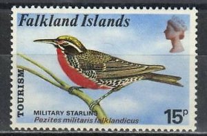 Falkland Islands Stamp 230  - Military starling