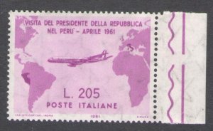 1961 Italy - 205 Lire Rosa Issued and Retired - Gronchi Rosa - MNH**