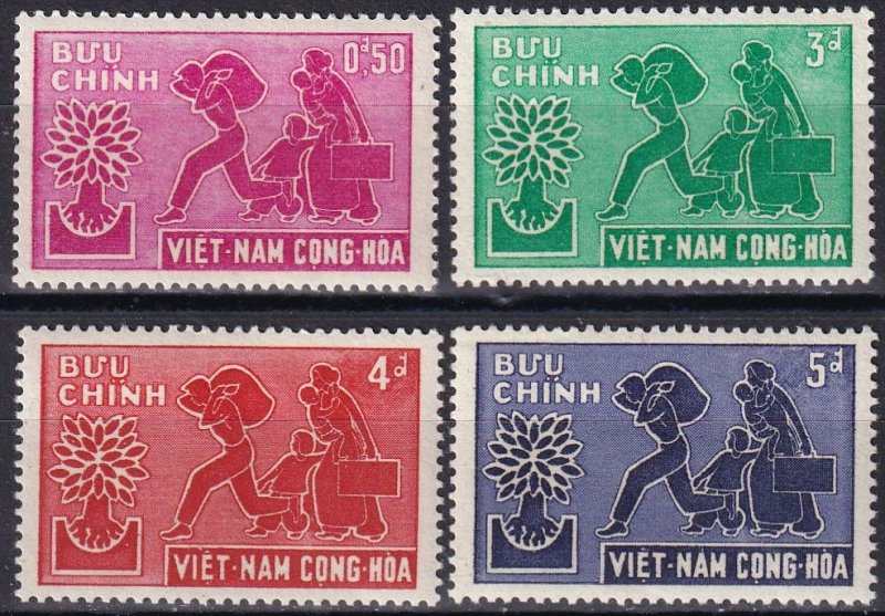 Vietnam #132-5 F-VF Unused  (Z8125)