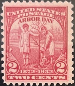 Scott #717 1932 2¢ Arbor Day MNH OG