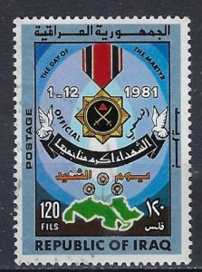 Iraq 1059 Used 1981 issue (ak2651)