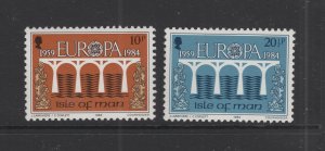 Isle of Man #260-61   (1984 Europa Bridges set)  VFMNH  CV $1.00