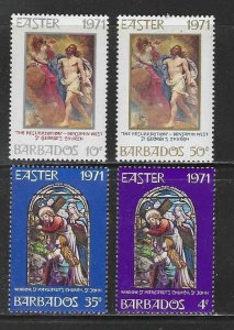 Barbados MNH sc# 353-6 Easter