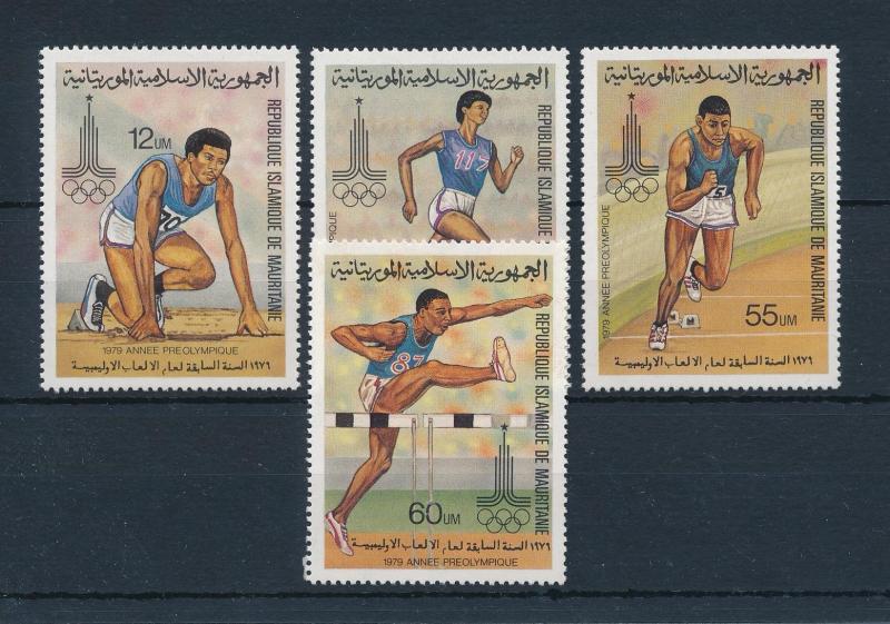 [60865] Mauritania 1979 Olympic games Moscow Athletics MNH