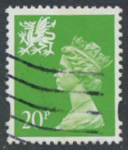 Wales   Machin 20p SG W72 SC# WMM59 Used see details    