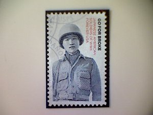 United States, Scott #5593, used (o), 2021,  Japanese American Soldier, (55¢)