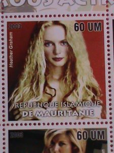 MAURITANIA  STAMP-2003-FAMOUS ACTRESSES-MNH STAMP SHEET -RARE