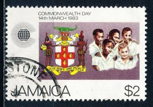 Jamaica #555 Single Used