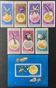 Hungary 1965 #c253-60, Achievements In Space, MNH.