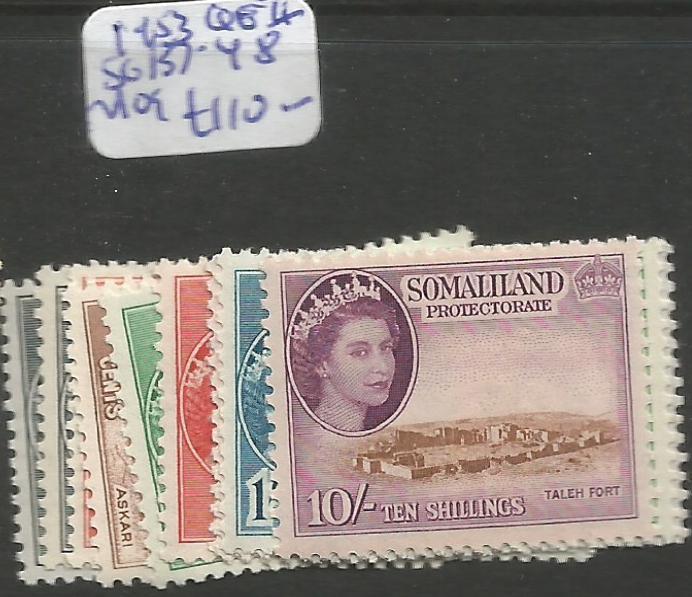 Somaliland Protectorate 1953 Queen Elizabeth II SG 137-48 MOG (2chc)