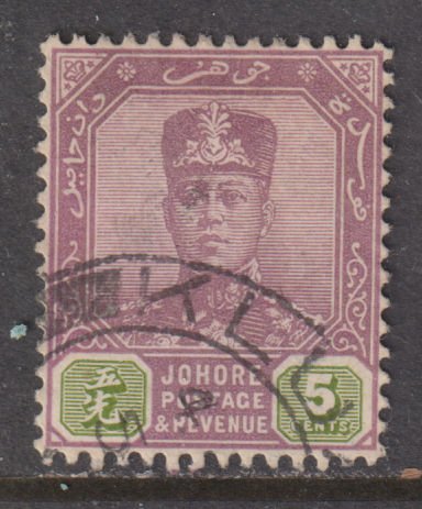 Malaya Johore 63 Sultan Ibrahim 1904