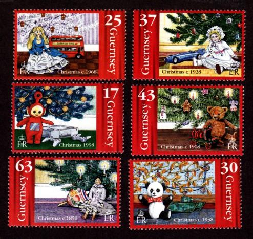 Guernsey 664-669 Mint NH Christmas!