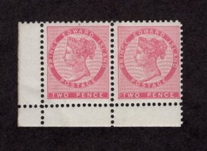 Prince Edward Island Scott 15 - Horizontal Pair.  MNH.  Gum Issues. #02 PE15hpr