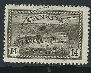 Canada SG 403  Used creased corner show on reverse