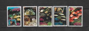 FISH - NETHERLANDS ANTILLES #644-48 MNH