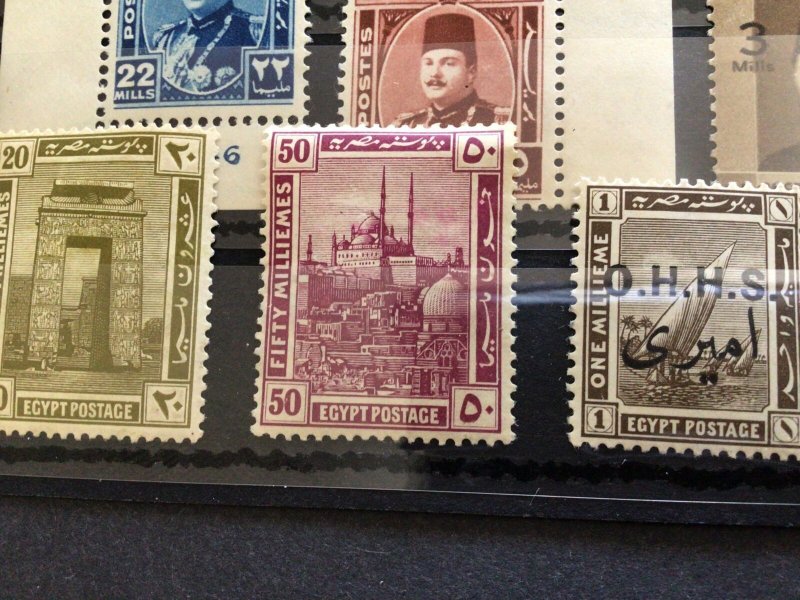 Egypt Vintage mint never hinged Stamps  Ref 63215 