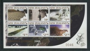 New Zealand 2008, Weather extremes s/s, Limited edition, MNH