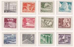 Switzerland   #328-339  MNH 1949 definitive set