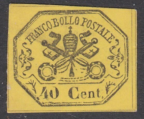 ITALY PAPAL STATES  An old forgery of a classic stamp.......................C200