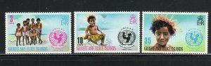 GILBERT & ELLICE #193-195  1971  UNICEF 25TH ANNIV.    MINT  VF NH  O.G