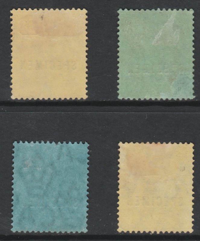 Br VIRGIN Is 1922 KG5 MCA   SPECIMEN set of 4