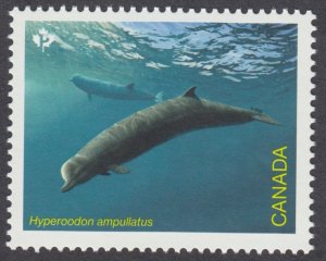Canada - #3327d Endangered Whales From Souvenir Sheet  - MNH