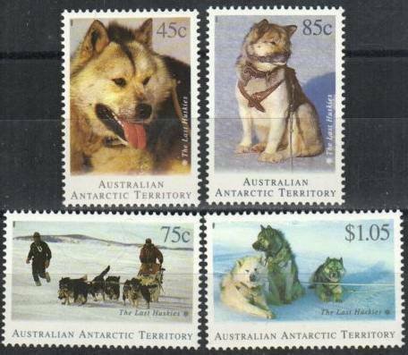 Australian Antarctic Territory Stamp L90-L93  - Dogs