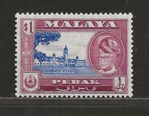 MALAYA - PERAK SC# 135  FVF/MNH