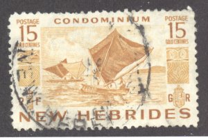 New Hebrides- British, Sc #68, Used