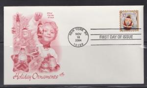 3893 Christmas Ornament ArtCraft FDC