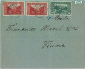 85056 - BOSNIA - POSTAL HISTORY - Military Postmark on COVER to FIUME 1908