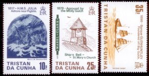 Tristan Da Cunha 1985 SC# 368-70 MNH-OG E32