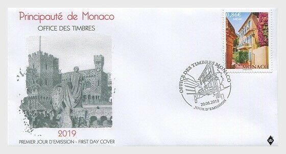 H01 Monaco 2019 Sepac 2019 - Old Residential Houses FDC