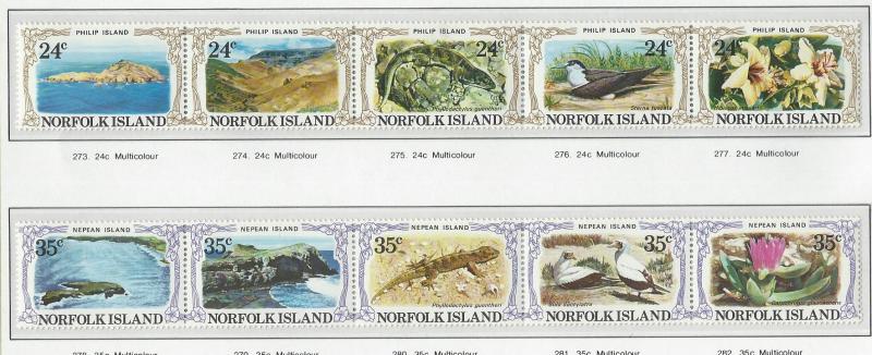 Norfolk Island    MNH  SC 288 - 289