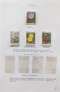 EDW1949SELL : WW TOPICAL Flowers. Collection from various countries mostly NH.