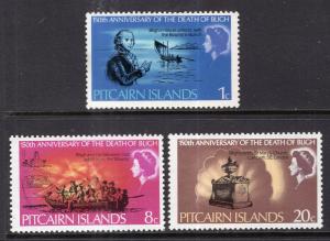 Pitcairn Islands 85-87 MNH VF