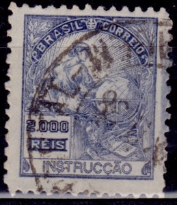 Brazil 1920, Education, Instruccao, 2000r, sc#216, used