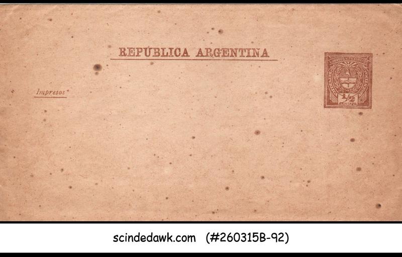 ARGENTINA - 1/2c WRAPPER #E-8 - UNUSED