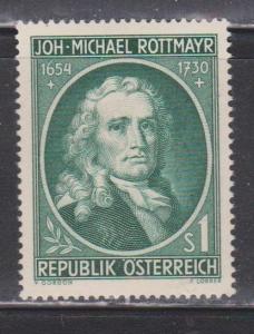 AUSTRIA Scott # 594 MH - Johann Michael Rottmayr