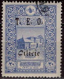 Turkey - Cilicia 1934: Scott # 77; O/Used; Single Stamp