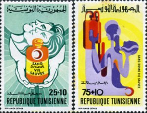 348723 MNH TUNEZ 1974 CRUZ ROJA