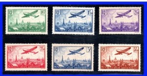 1936 - Francia - Scott n C 08 / C 13 - MNH - FR- 72 - 02