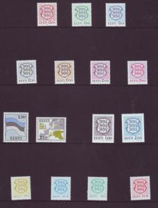 Z304 JLstamps 1991-6 estonia sets s/s singles mnh #200-, $60.00+ scv 8 scanss