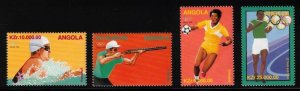 Angola 1996 MNH Stamps Scott 982-985 Sport Olympic Games Handball