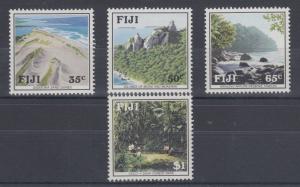 Fiji Sc 637-640 MNH. 1991 Views of the Island cplt VF 
