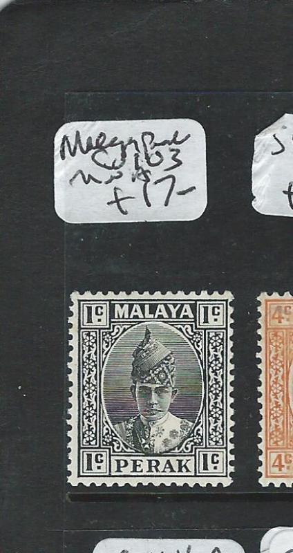 MALAYA PERAK (P1006B)  SULTAN 1C SG103  MNH