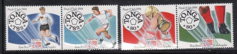 Tonga 864-5 Soccer Mint NH