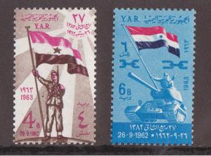 Yemen # 159-160, Mint NH Set