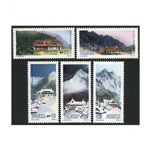 Poland 1930-1934, MNH. Michel 2204-2208. Mountain lodges, Tatra National Park.